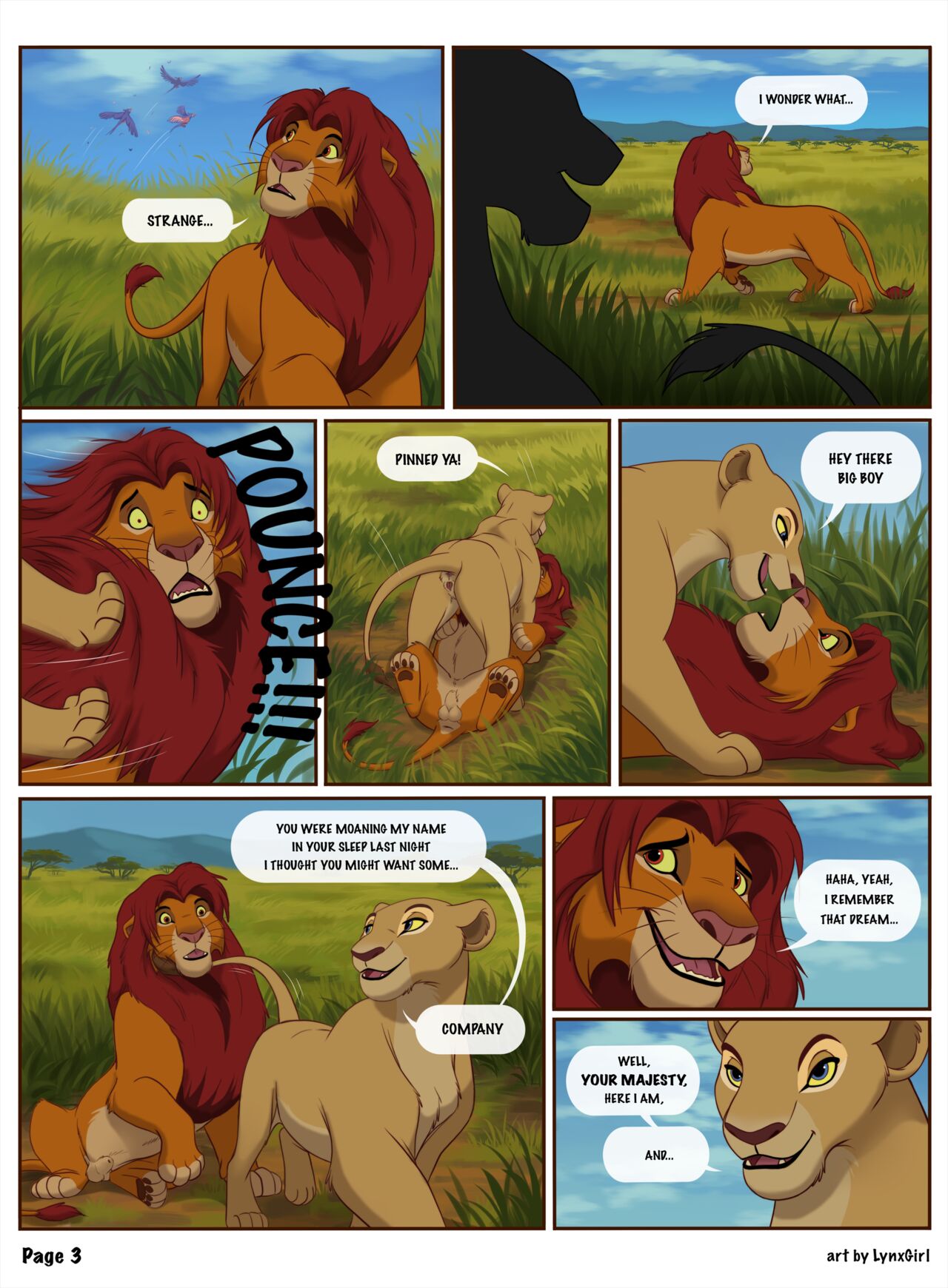 Unnamed Lion King Comic - Page 3 - HentaiEra