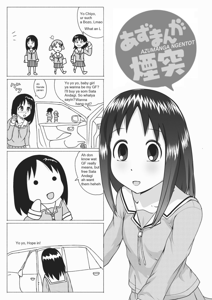 Azumanga Ngentot Netorare Jancuk Bajingan Anjing Jawir Bangsat Pepek Haram  Jadah Celaka Kafir Cibai Lancau Sial Peler Asu Kontol Neegers Fucker VOL 1  - Page 4 - HentaiEra