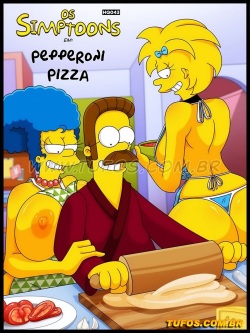 The simpsons_Pepperoni pizza