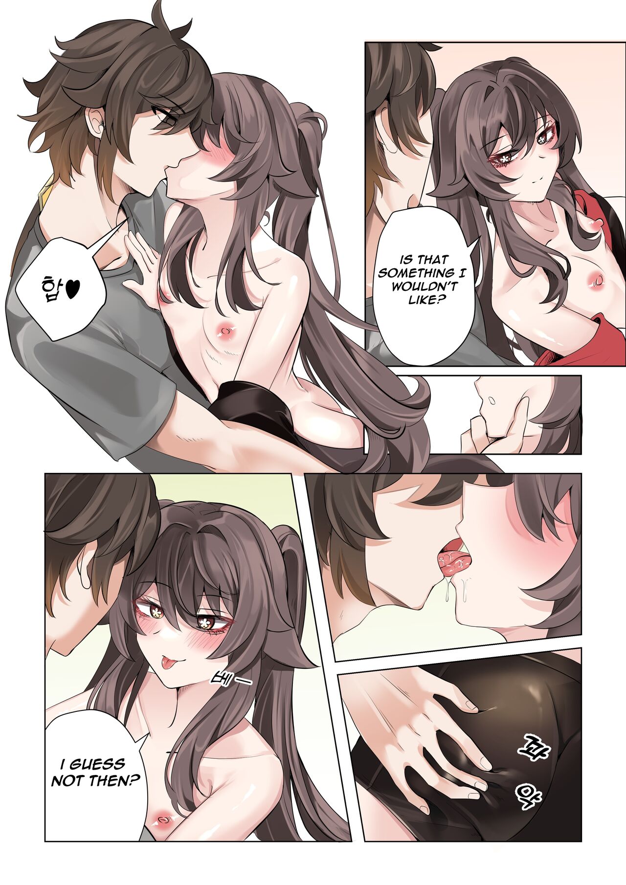 Contract - A Hu Tao x Zhongli Hentai Comic - Page 12 - HentaiEra