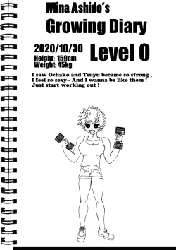 Mina Ashido's growing diaries