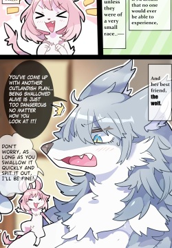 Giant Wolf Girl VORE & GTS