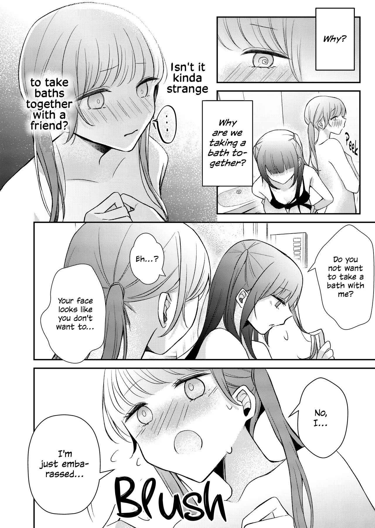 Tsukiattenai Futari ga Ofuro de Ecchi na Koto Suru Hanashi | A Story of Two  Girls Who Are Not Dating Having Sex in the Bath - Page 10 - HentaiEra