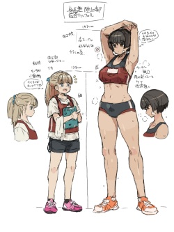 Height difference Yuri 1-38