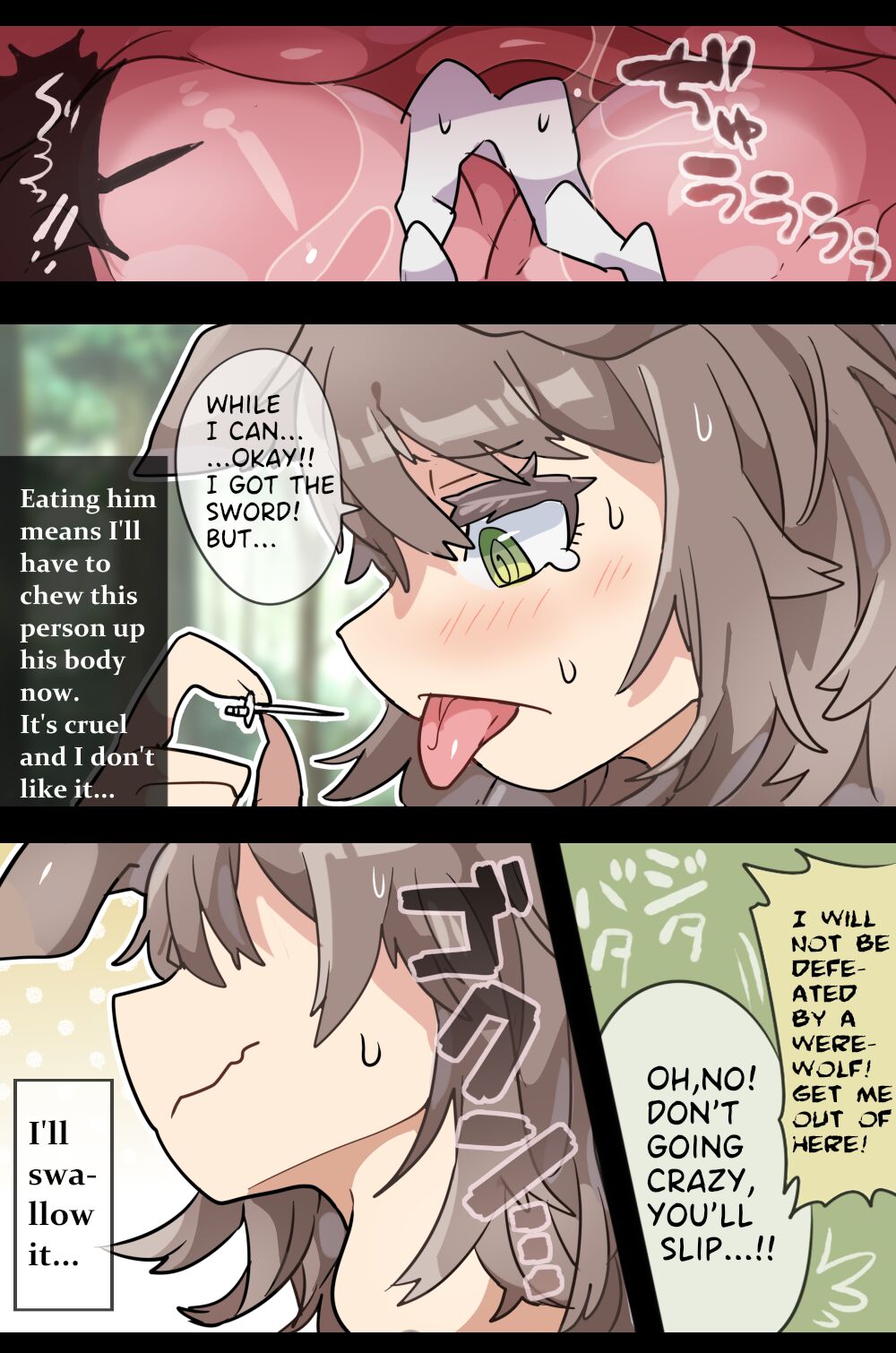 Giant Dog Girl VORE & GTS - Page 4 - HentaiEra