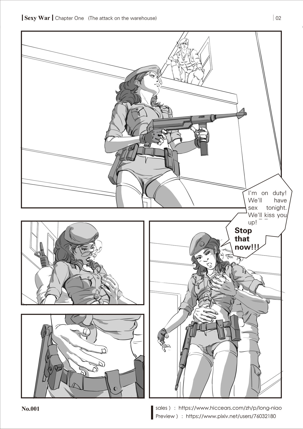 SEXY WAR I Warehouse attack - Page 4 - HentaiEra