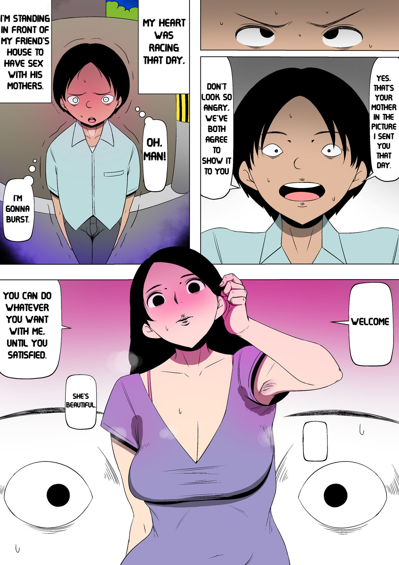 MY FRIEND WAS HAVING SEX WITH MY MOM - Page 11 - HentaiEra