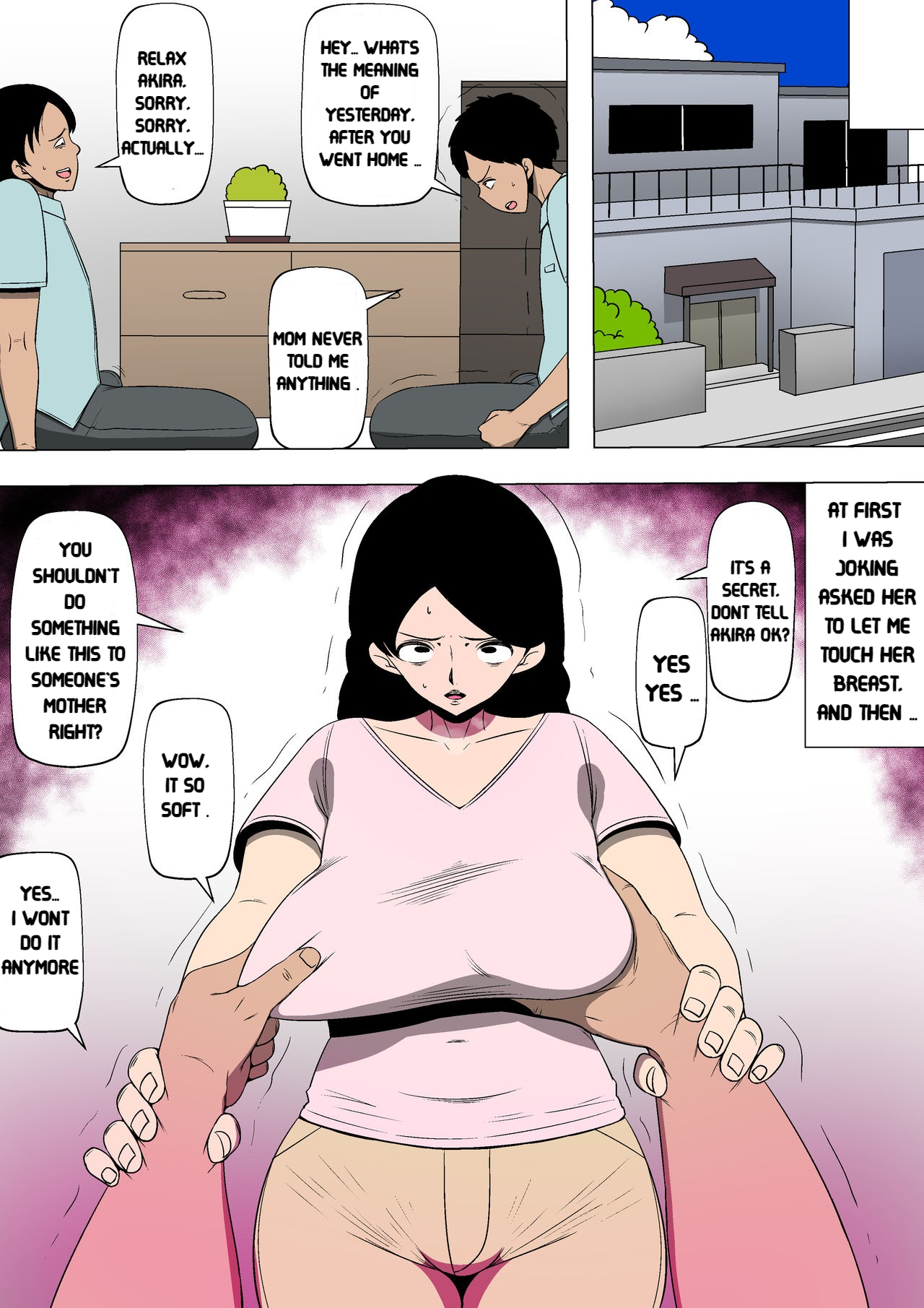 MY FRIEND WAS HAVING SEX WITH MY MOM - Page 5 - HentaiEra