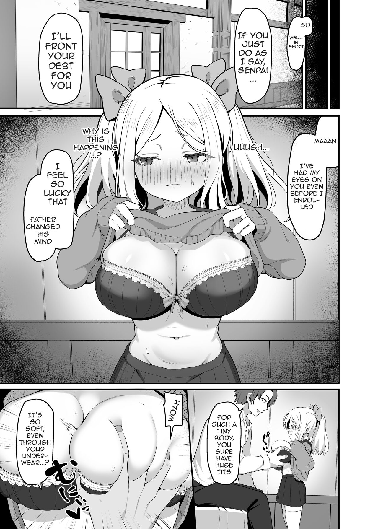 Chicchakute Dekai Senpai. | My Tiny and Huge Senpai - Page 4 - HentaiEra