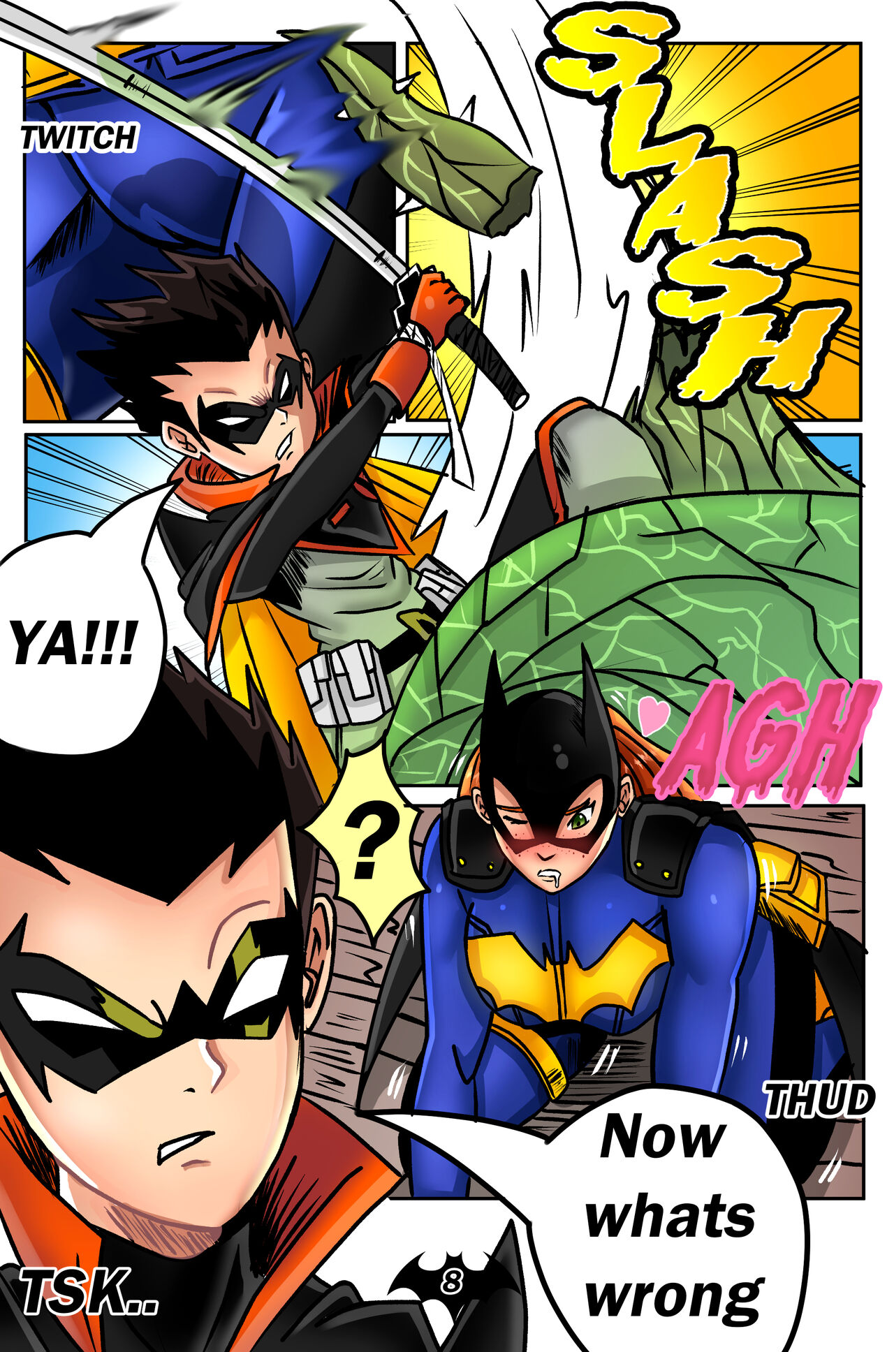 Batgirl Hentai 2: Mad For Bats - Page 9 - HentaiEra