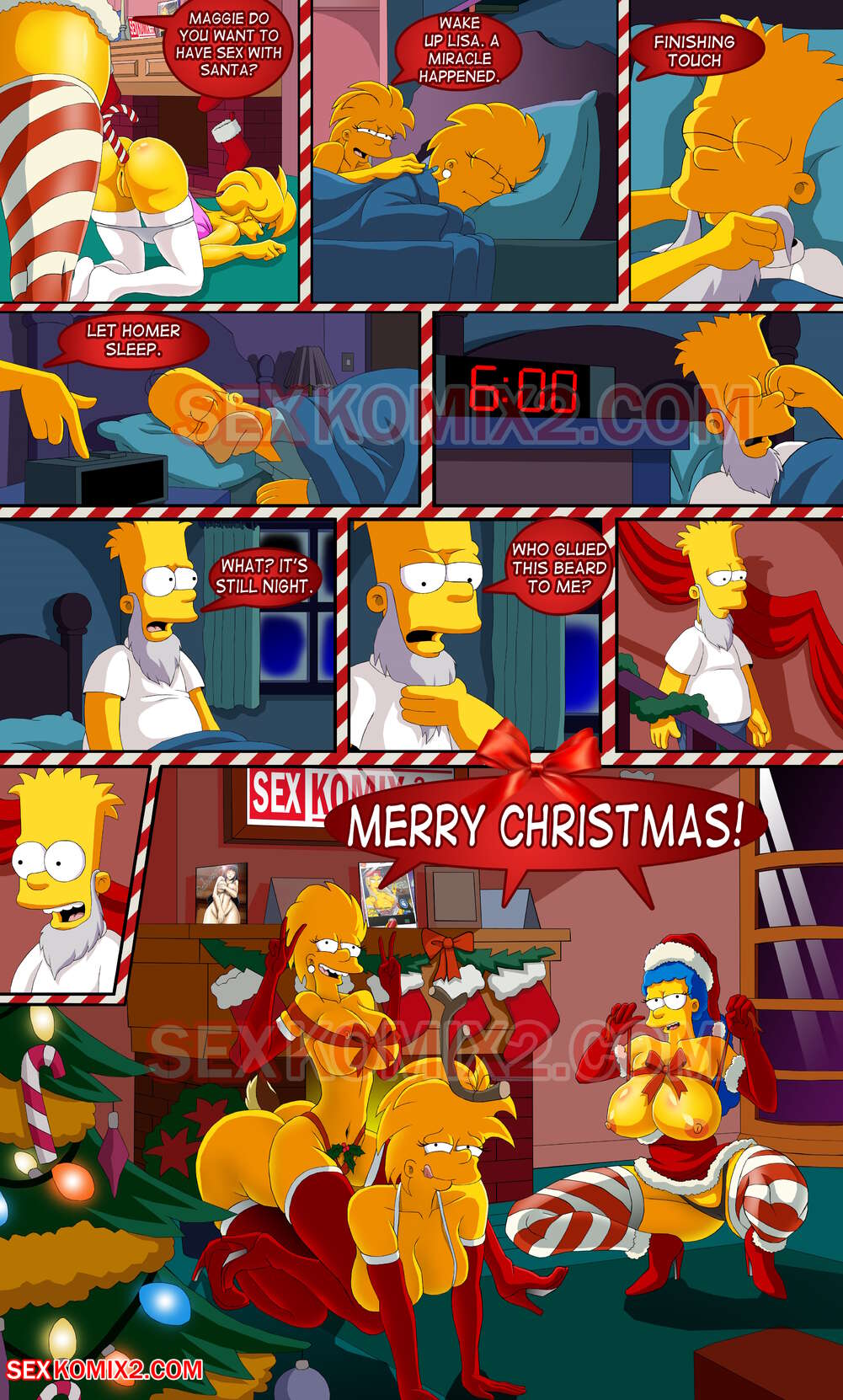 The Simpsons. Christmas Miracle. by sexkomix2.com - Page 4 - HentaiEra