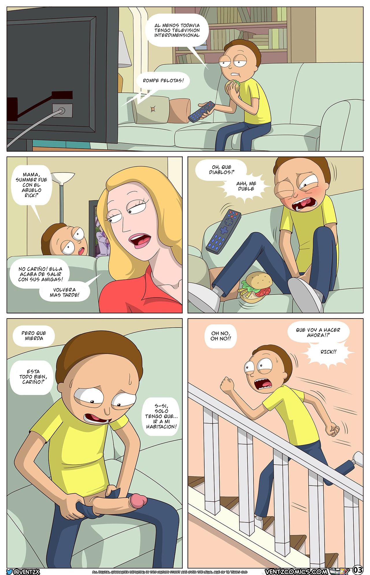 Rick y Morty - El Experimento de Morty - Page 4 - HentaiEra