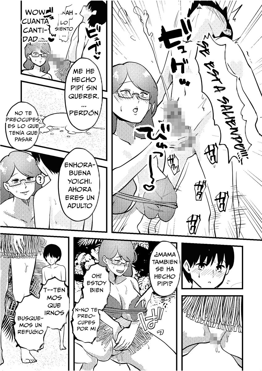 Mama to Musuko ga Mujintou de Love Love Sex suru Hanashi - Page 8 -  HentaiEra