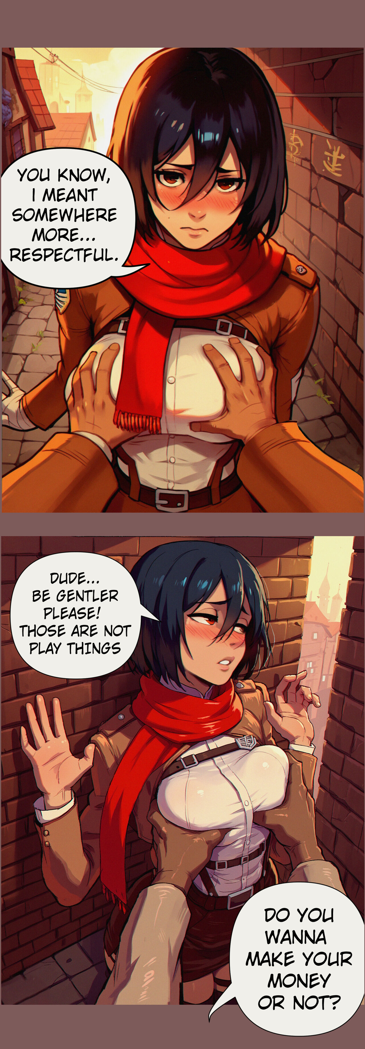 Mikasa Debauched Life - Page 7 - HentaiEra