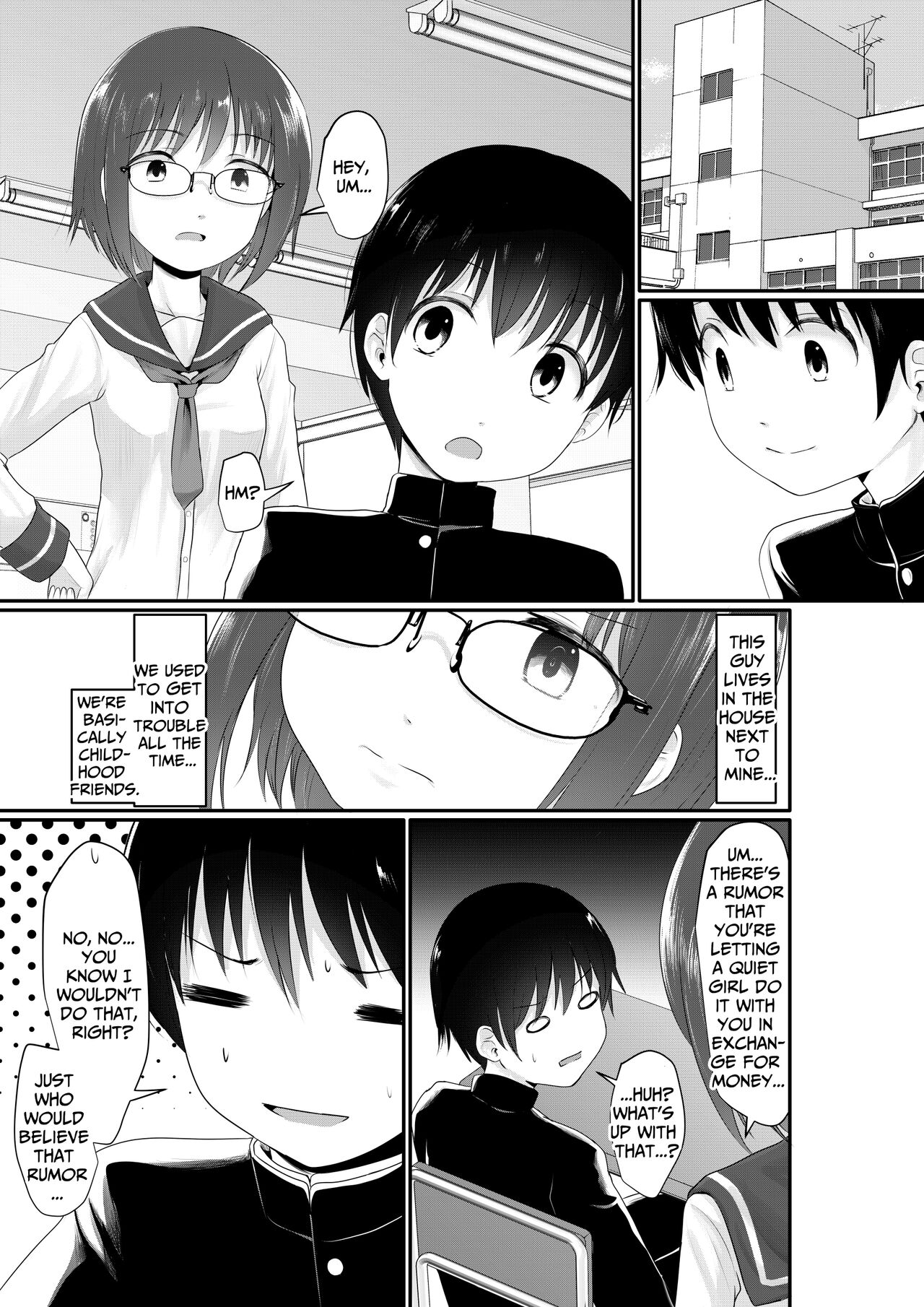 Okane o moratte jimi-me no ko-tachi to etchi suru yō ni natta kudan | I got  paid and started having sex with plain girls - Page 3 - HentaiEra