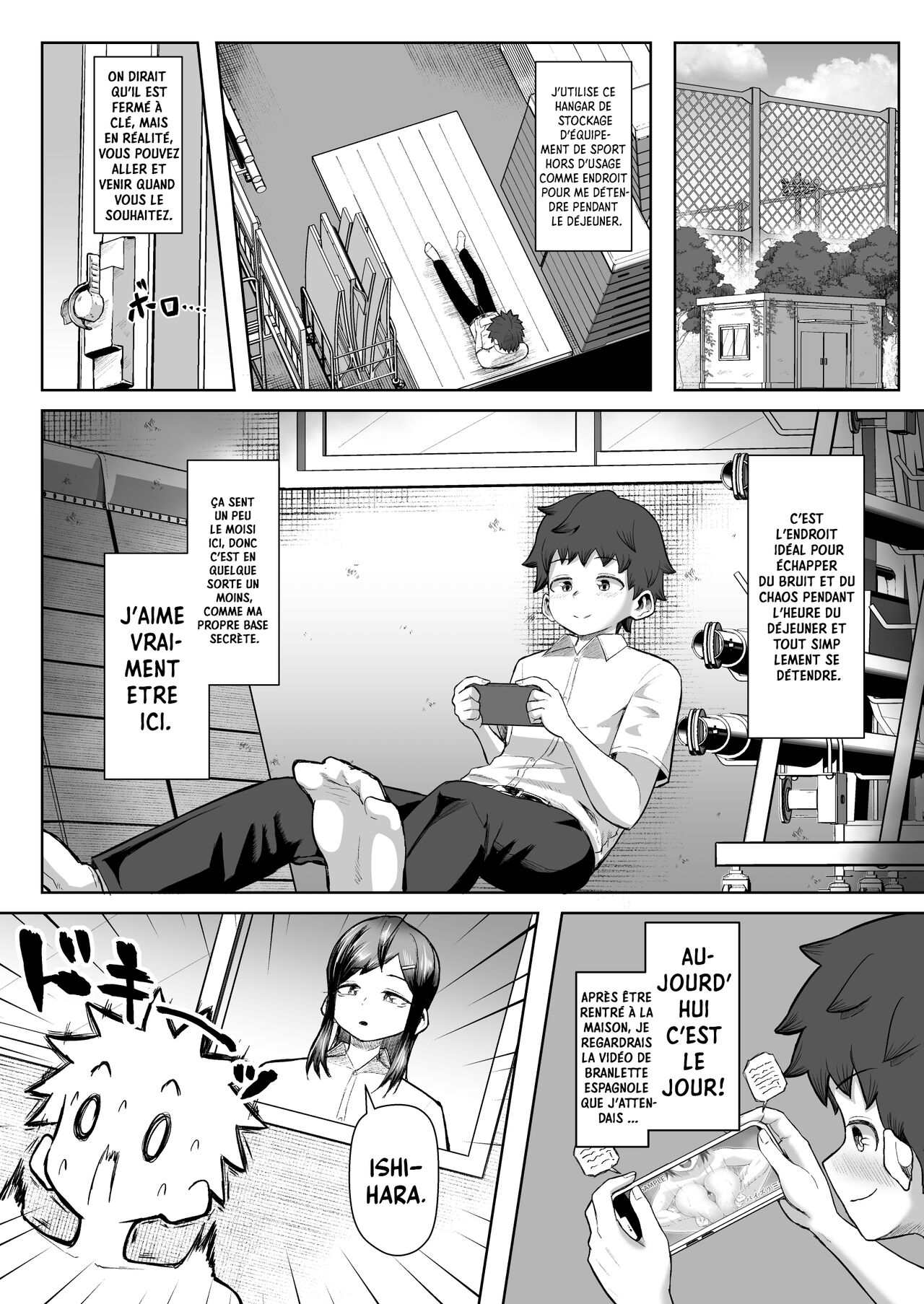 Naze ka Paizuri Shite Kureru Classmate - Page 4 - HentaiEra