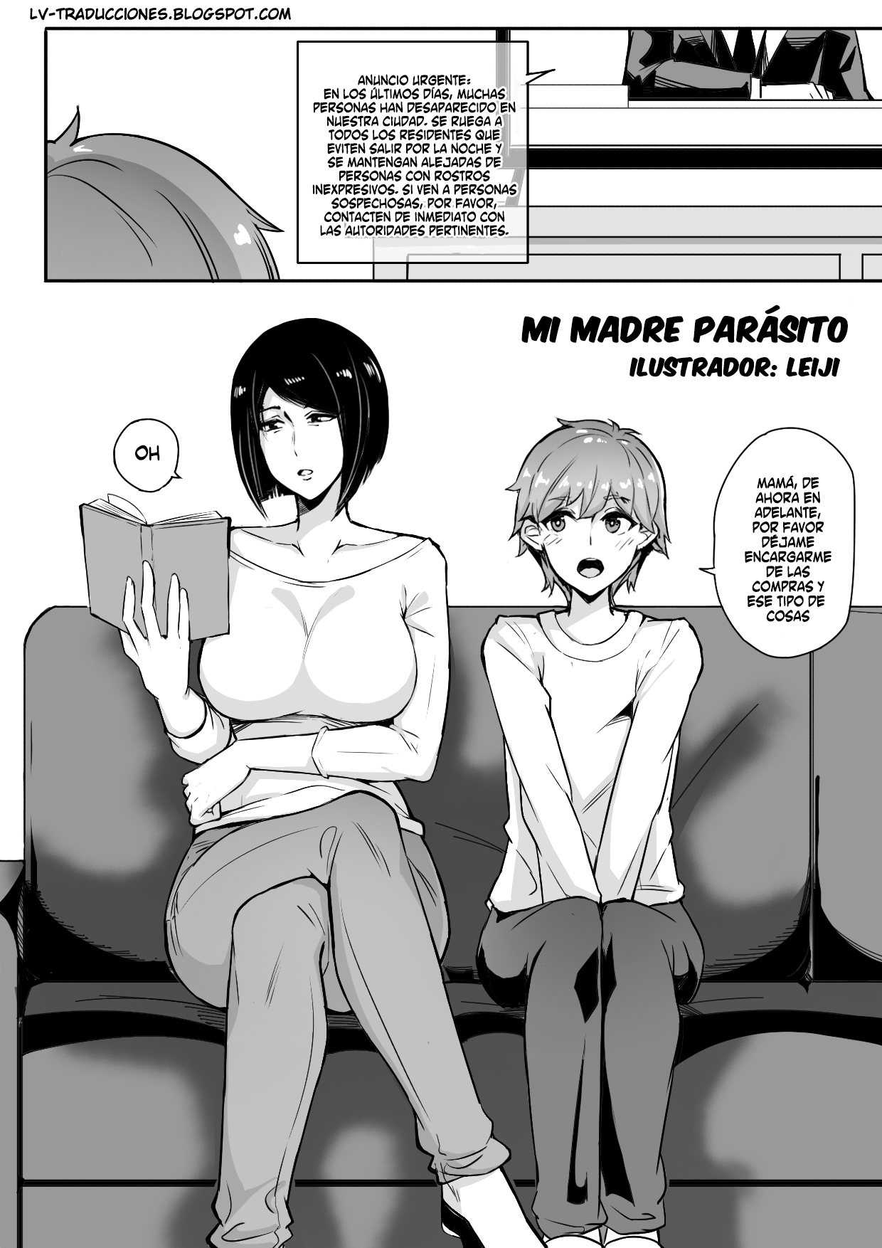 Mi Madre Parásito - Page 1 - HentaiEra