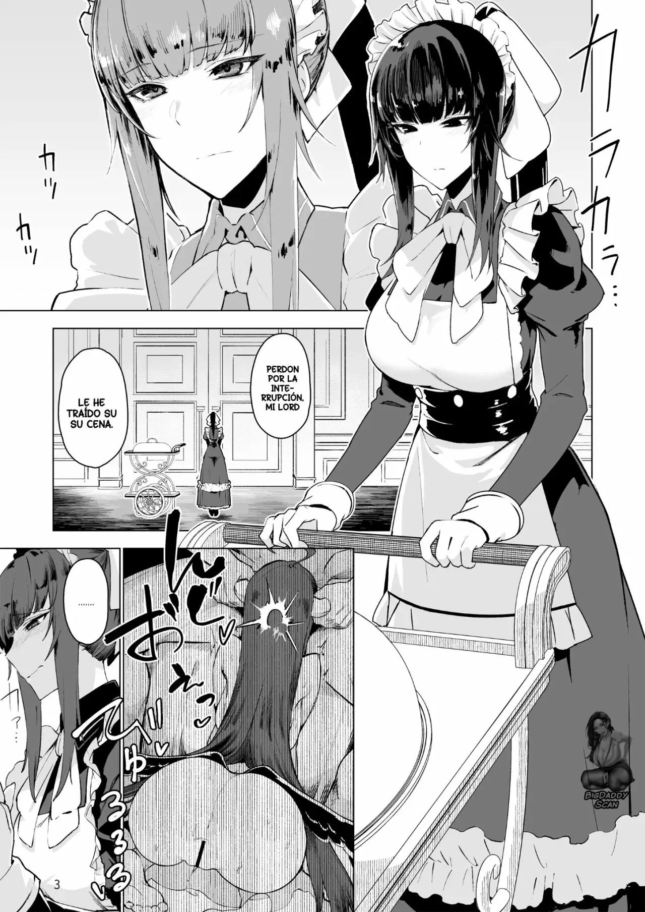 Manmaru Meido no Shihaisha-sama <<Goshujin-sama>> | El Gobernante Perfecto  De las Criadas - Page 4 - HentaiEra